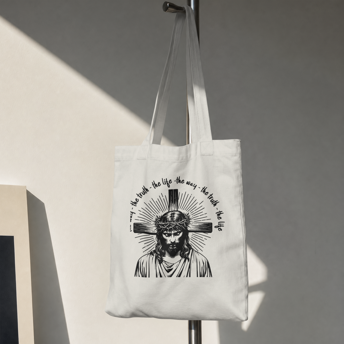 Jesus Tote Bag – Bold Faith-Inspired Carry Bag | Daily Graphicz