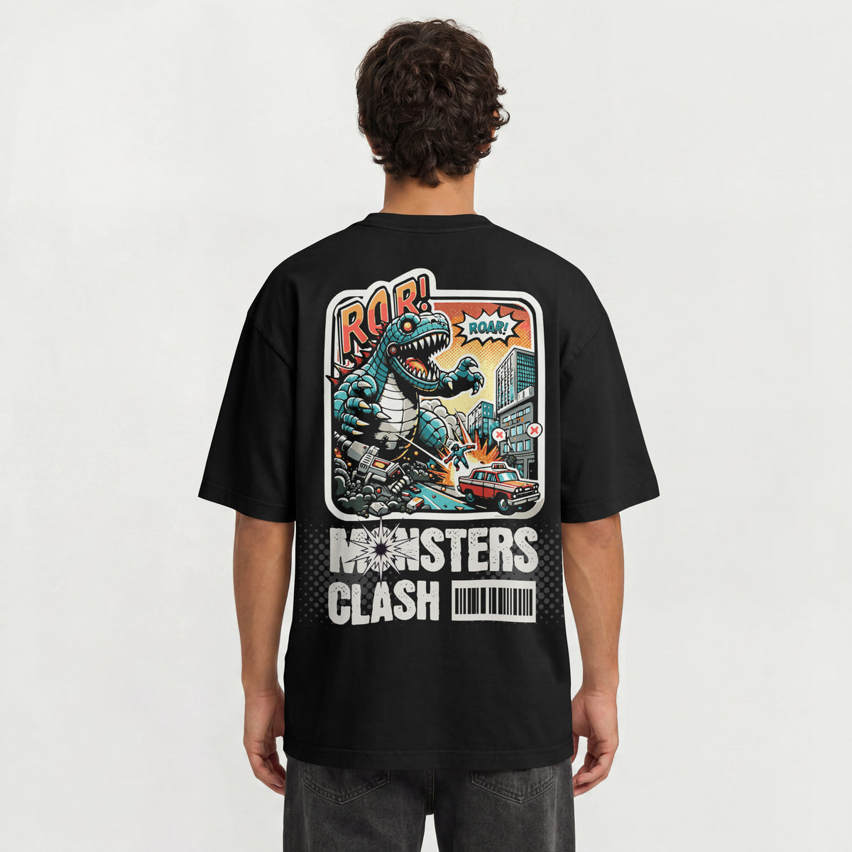 Monsters Clash Graphic T-Shirt
