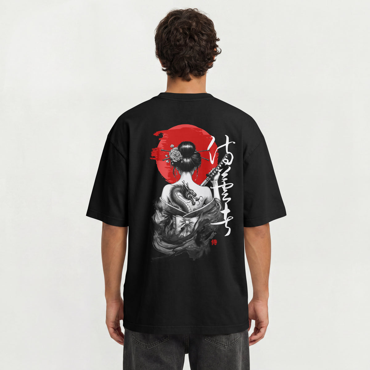 Samurai Geisha Graphic Tee – Bold Japanese Art Streetwear