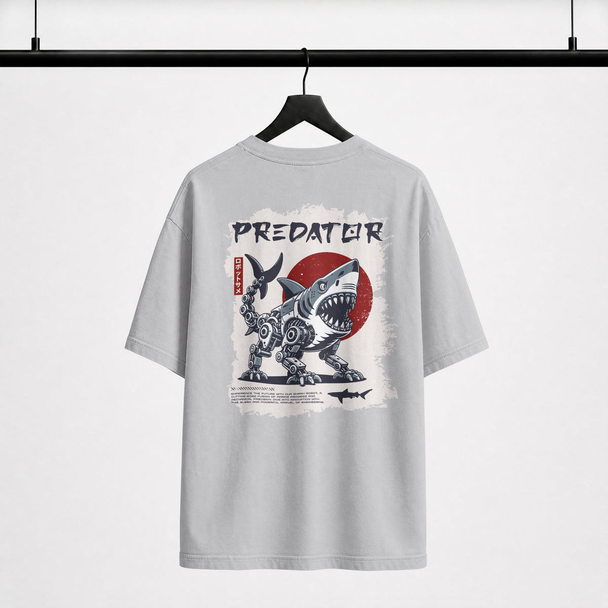 Predator Robot Shark Graphic Tee