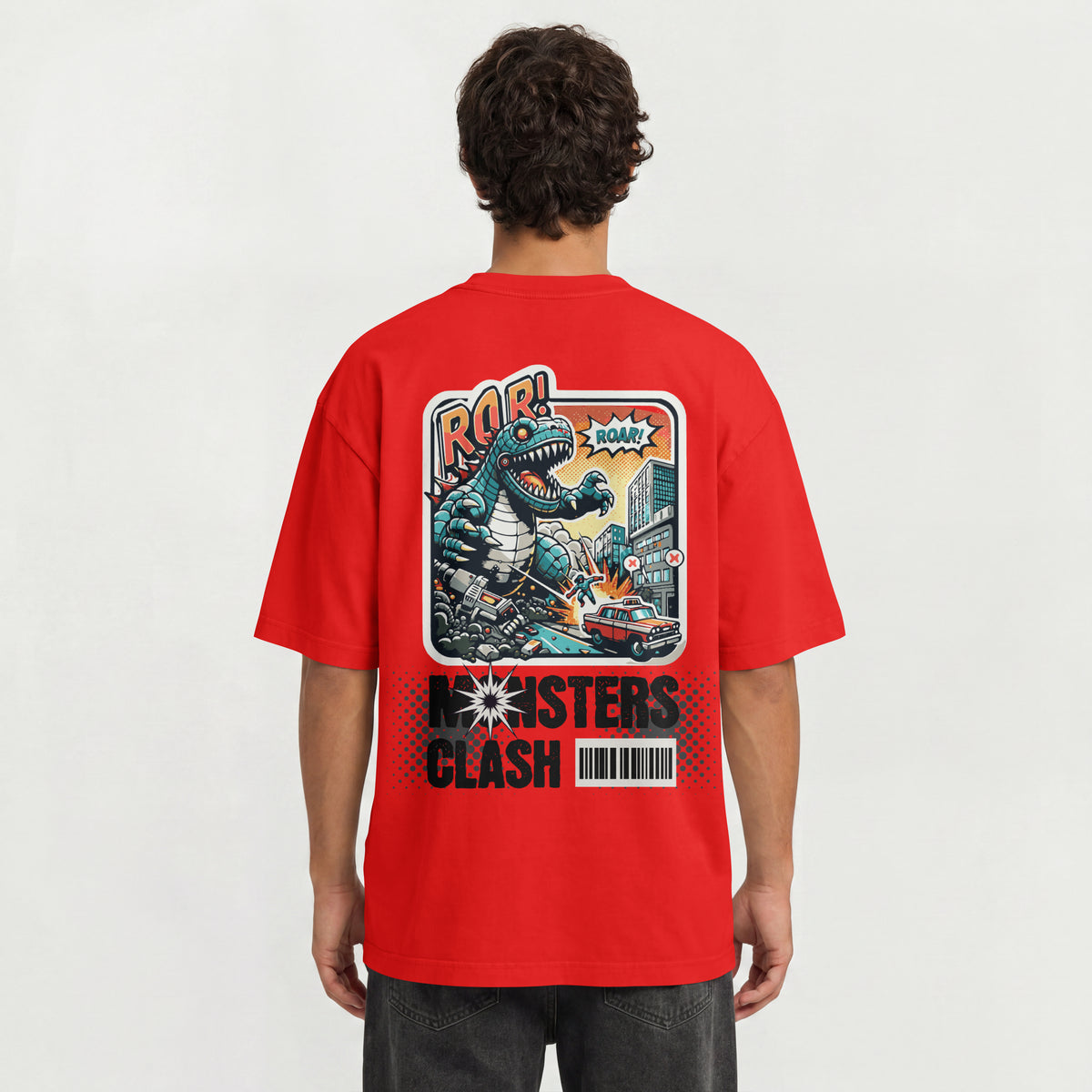 Monsters Clash Graphic T-Shirt