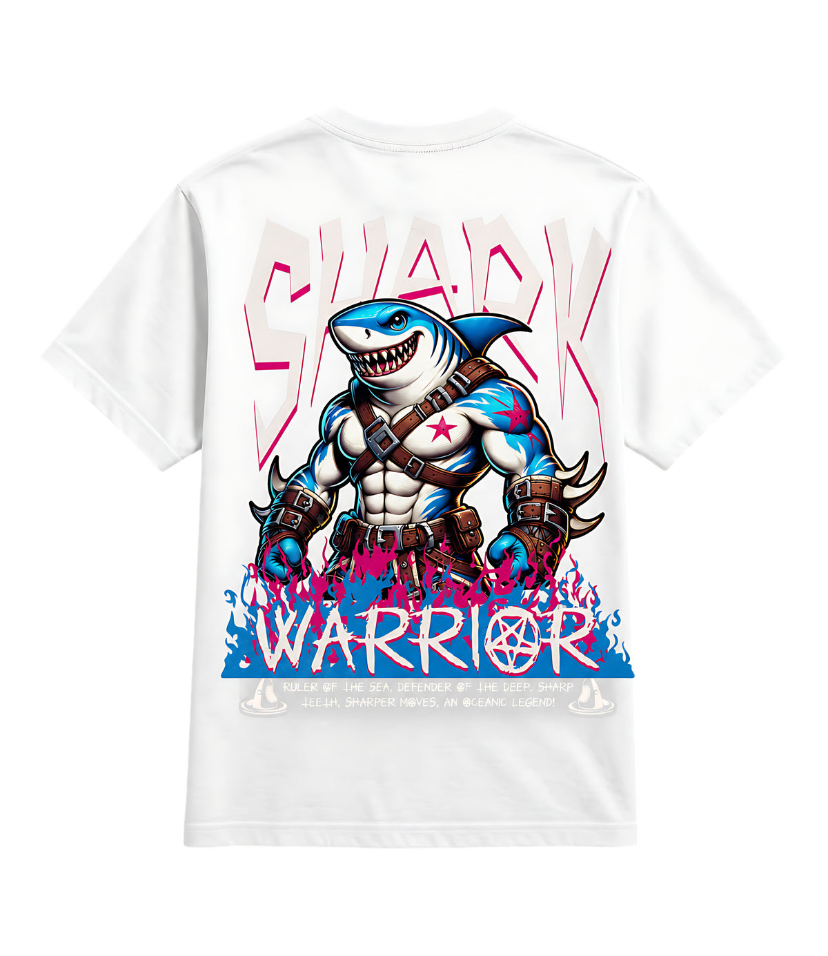 Shark Warrior Graphic T-Shirt