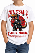 Dinosaur T-Rex Ninja Faceless Kids Mockup