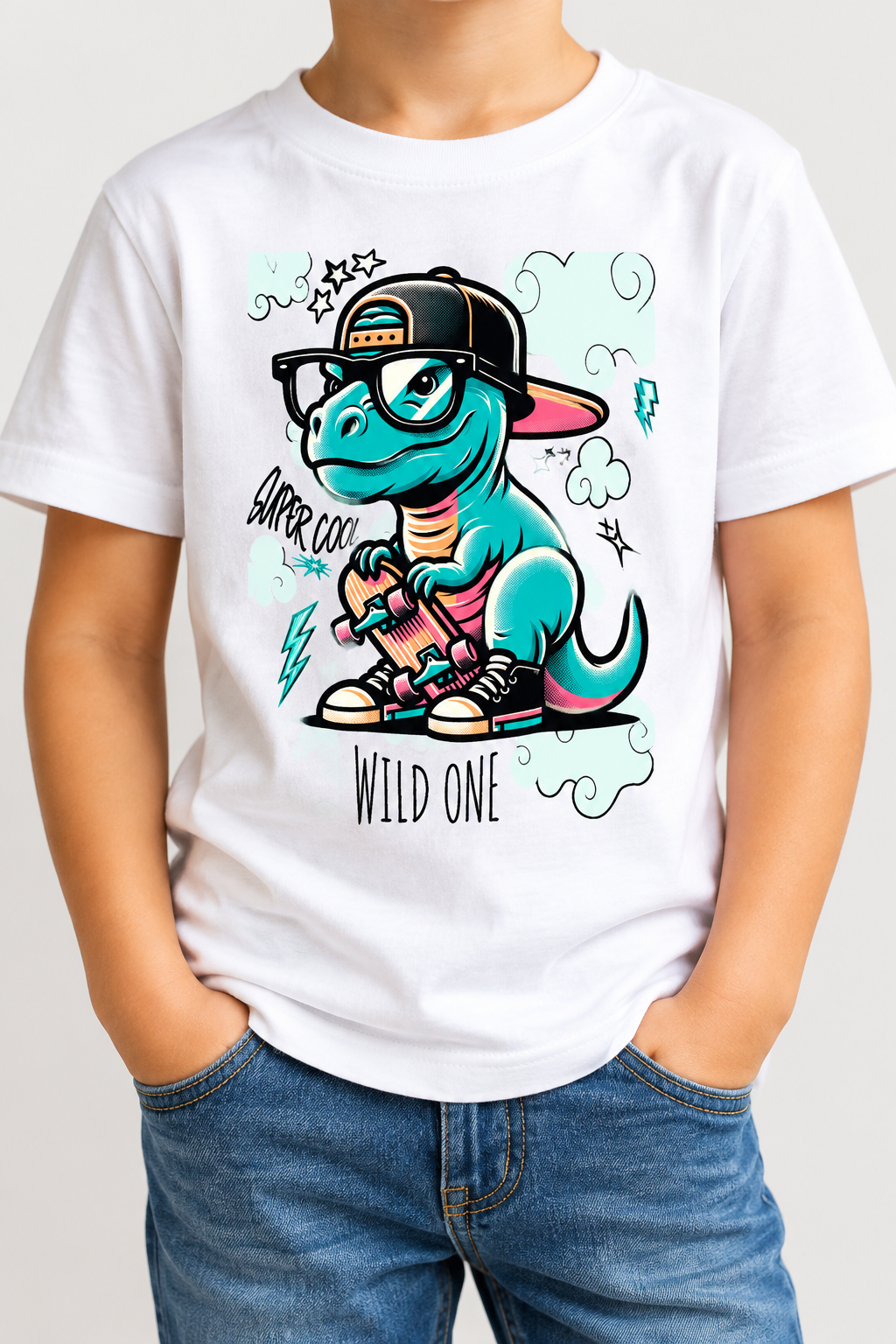 Skater Dino Mockup