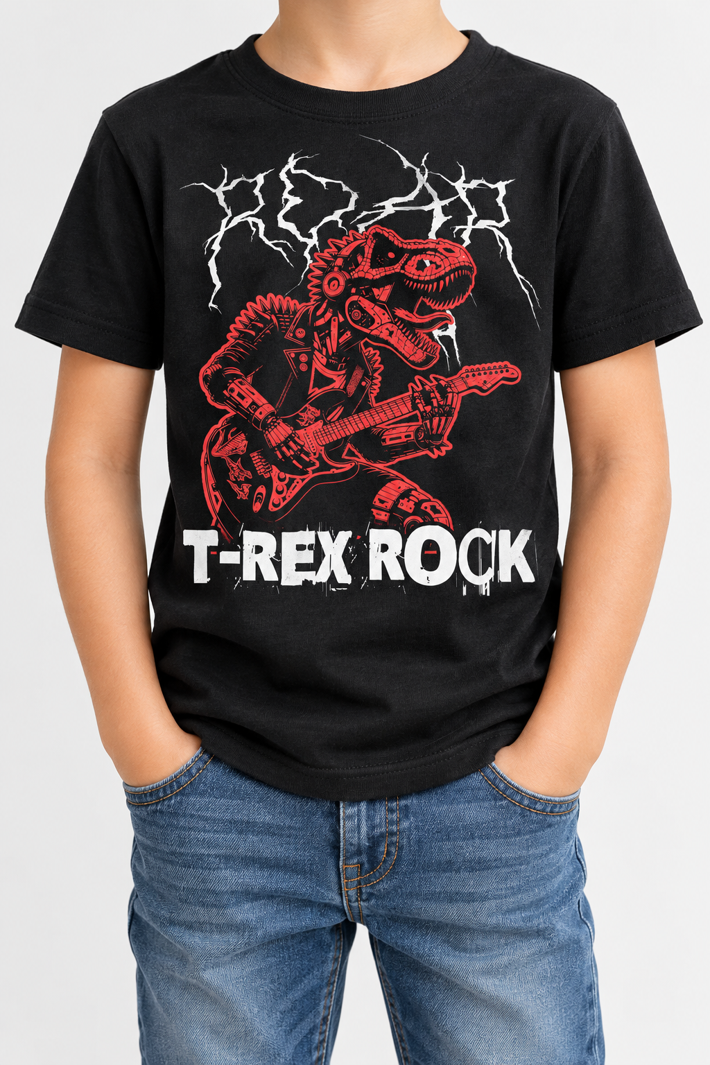 T-Rex Rock Mockup